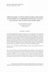 Research paper thumbnail of Orientalismo y Antioccidentalismo: Discursos Que Enmarcan La Representación Del Yo en El Relato De Viaje De Inés Echeverría (Iris)