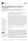 Research paper thumbnail of Effect of Stress Signals and Ib-rolB/C Overexpression on Secondary Metabolite Biosynthesis in Cell Cultures of Ipomoea batatas