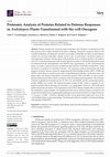 Research paper thumbnail of Proteomic Analysis of Proteins Related to Defense Responses in Arabidopsis Plants Transformed with the rolB Oncogene