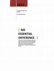 Research paper thumbnail of No Essential Difference