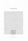 Research paper thumbnail of Summary of the book_ENGLISH_Prima di Erodoto (Umbruch)