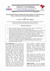 Research paper thumbnail of POLICY SYNTHESIS for Cooperating USAID Offices and Country Missions