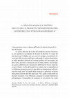 Research paper thumbnail of La fine del mondo e il destino dell’uomo: il progetto demartiniano per costruire una “etnologia riformata”