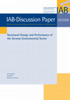 Research paper thumbnail of Structural change and performance of the German environmental sector