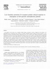 Research paper thumbnail of Low baseline serotonin-2A receptors predict clinical response to olanzapine in first-episode schizophrenia patients