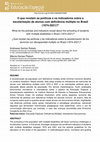 Research paper thumbnail of O que revelam as políticas e os indicadores sobre a escolarização de alunos com deficiência múltipla no Brasil (1974-2021)?