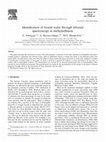 Research paper thumbnail of Identification of bound water through infrared spectroscopy in methylcellulose