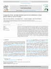 Research paper thumbnail of Comparison of low- and high-methoxyl pectin for the stabilization of whey protein isolate as carrier for lutein