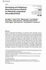 Research paper thumbnail of Developing and Validating a Novel Anonymous Method for Matching Longitudinal School-Based Data