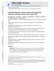 Research paper thumbnail of Predicting pharmacy naloxone stocking and dispensing following a statewide standing order, Indiana 2016