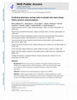 Research paper thumbnail of Predicting pharmacy syringe sales to people who inject drugs: Policy, practice and perceptions