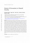 Research paper thumbnail of Study of gravastars in Rastall gravity