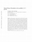 Research paper thumbnail of Morris–Thorne wormholes in modified f(R, T) gravity