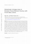 Research paper thumbnail of Anisotropic strange stars in Einstein Gauss-Bonnet Gravity