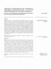 Research paper thumbnail of Features of work organization and musculoskeletal disorders: the case of workers from ceramic industries - doi:10.5020/18061230.2008.p161