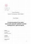 Research paper thumbnail of S. Longo, Caratterizzazione di un antico manoscritto musicale mediante tecniche multispettrali e spettroscopiche, Tesi di Laurea Triennale, rel. Prof. G. Pojana, correl. Dott. A. Martignon, Corso di Laurea in  Scienze e Tecnologie per i Beni Culturali, Università Ca’ Foscari Venezia, a.a. 2021/2022