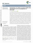 Research paper thumbnail of Hydrophobics of CnTAB in an aqueous DMSO–BSA nanoemulsion for the monodispersion of flavonoids