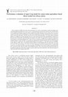 Research paper thumbnail of Performance evaluation of Aqua Crop model for conservation agriculture based direct seeded rice (Oryza sativa)