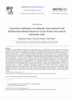 Research paper thumbnail of Functional Combination of Lanthanide Nanocomposite with Biofunctional Material Based on Van der Waals Forces and its antioxidant study