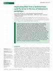 Research paper thumbnail of Implicating bites from a leishmaniasis sand fly vector in the loss of tolerance in pemphigus