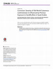 Research paper thumbnail of Correction: Severity of Old World Cutaneous Leishmaniasis Is Influenced by Previous Exposure to Sandfly Bites in Saudi Arabia