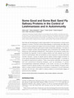 Research paper thumbnail of Some Good and Some Bad: Sand Fly Salivary Proteins in the Control of Leishmaniasis and in Autoimmunity