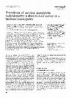 Research paper thumbnail of Prevalence of cervical spondylotic radiculopathy: a door-to-door survey in a Sicilian municipality