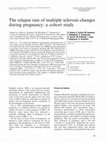 Research paper thumbnail of The relapse rate of multiple sclerosis changes during pregnancy: a cohort study