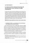 Research paper thumbnail of (2021) La clausura de los sistemas de normas de sanción penal como sistemas de reglas constitutivas