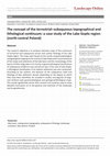 Research paper thumbnail of The concept of the terrestrial–subaqueous topographical and lithological continuum: a case study of the Lake Gopło region (north-central Poland)