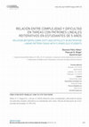 Research paper thumbnail of Relación entre complejidad y dificultad en tareas con patrones lineales reiterativos en estudiantes de 5 años