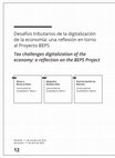 Research paper thumbnail of Desafíos tributarios de la digitalización de la economía: una reflexión en torno al Proyecto BEPS Tax challenges digitalization of the economy: a reflection on the BEPS Project