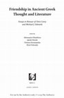 Research paper thumbnail of 'Who needed Pylades'?, in A. Efstathiou, J. Filonik, C. Kremmydas and E. Volonaki (eds.), "Friendship in Ancient Greek Thought and Literature: Essays in Honour of Chris Carey and Michael Edwards". Leiden-Boston  2023, 138-152