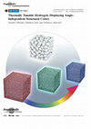 Research paper thumbnail of Thermally Tunable Hydrogels Displaying Angle-Independent Structural Colors