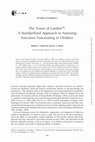 Research paper thumbnail of The Tower of LondonDX: A Standardized Approach to Assessing Executive Functioning in Children