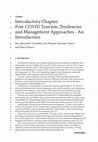 Research paper thumbnail of Introductory chapter post covid tourism tendencies and management approaches copy