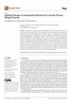 Research paper thumbnail of Optimal Design of Sustainable Reinforced Concrete Precast Hinged Frames