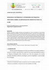 Research paper thumbnail of Demandas de pesquisa X interesses de pesquisa: Discussão sobre as monografias desenvolvidas na FURB