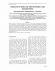 Research paper thumbnail of Fabrication of Micro Lens Array by Excimer Laser Micromachining