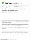 Research paper thumbnail of Manuscript Reviewers For 2015 (Volume 69)