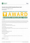 Research paper thumbnail of Education Sciences 2022 Outstanding Reviewer Award