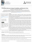 Research paper thumbnail of Correlation Between Contrast Variability and Refractive Error