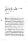 Research paper thumbnail of Surfaces in Jackie: Representing Crisis and the Crisis of Representation