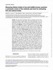 Research paper thumbnail of Measuring dietary intake in low-and middle-income countries: a systematic review of the methods and tools for estimating fish and seafood intake