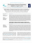 Research paper thumbnail of Dyadic Analysis of Emotional Intimate Partner Violence: An Estimation of Dyadic Patterns and Influencing Individual, Family, and Couple Factors - Joel Juarros-Basterretxea, Nadia Y. Ocampo, Juan Herrero &Francisco J. Rodríguez-Díaz