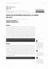 Research paper thumbnail of Ilusión de profundidad explicativa, un estado del arte