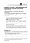 Research paper thumbnail of Long-term outcomes of Metacognitive Narrative Psychotherapy for people diagnosed with schizophrenia