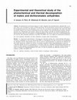 Research paper thumbnail of Experimental and theoretical study of the photochemical and thermal decomposition of maleic and dichloromaleic anhydrides