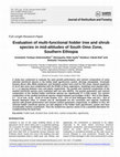 Research paper thumbnail of Evaluation of multi-functional fodder tree and shrub species in mid-altitudes of South Omo Zone, Southern Ethiopia