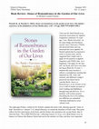 Research paper thumbnail of Book Review: Stones Of Remembrance in the Garden of Our Lives